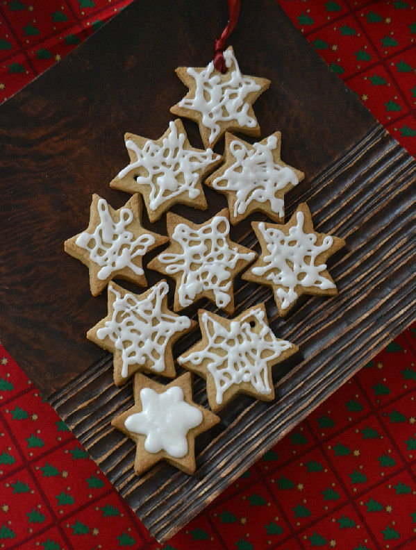 Βουτυρένια Χριστουγεννιάτικα Μπισκότα