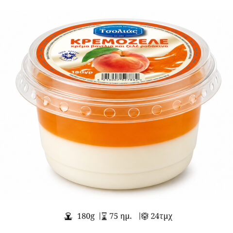 Κρεμοζελέ Ροδάκινο - ΤΣΟΛΙΑΣ